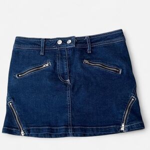 Topshop Dark Blue Denim Pants